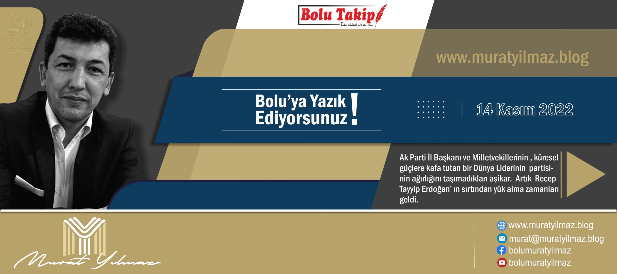Bolu’ ya Yazık Ediyorsunuz!